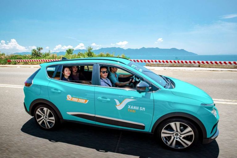 Xanh SM Taxi Quy Nhơn – Dòng taxi điện xanh, thân thiện và tiết kiệm