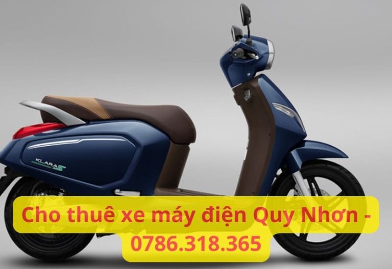 Thuê xe máy điện Quy Nhơn – Giải pháp xanh, tiết kiệm & thân thiện