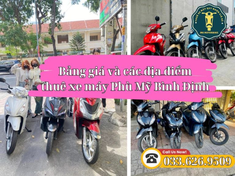 Thuê xe máy Phù Mỹ Bình Định – Trải nghiệm du lịch vùng quê biển