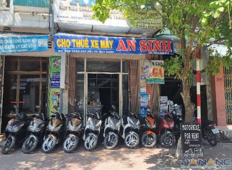 Thuê xe máy An Sinh Quy Nhơn – Đơn vị uy tín, xe chạy êm, giao nhanh