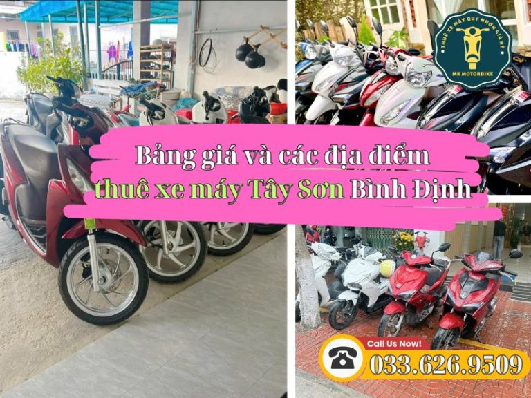 Thuê xe máy Tây Sơn Bình Định – Di chuyển đến vùng đất lịch sử